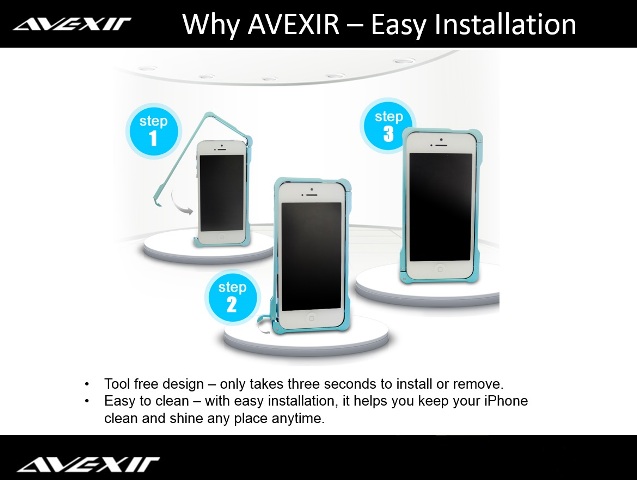 AVEXIR Bumper for iPhone 5 stup