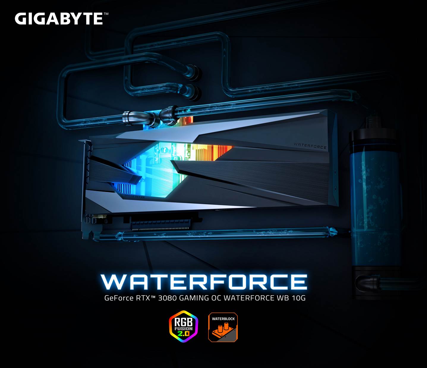 GIGABYTE RTX 3080 GAMING OC WATERFORCE WB 10G 11865