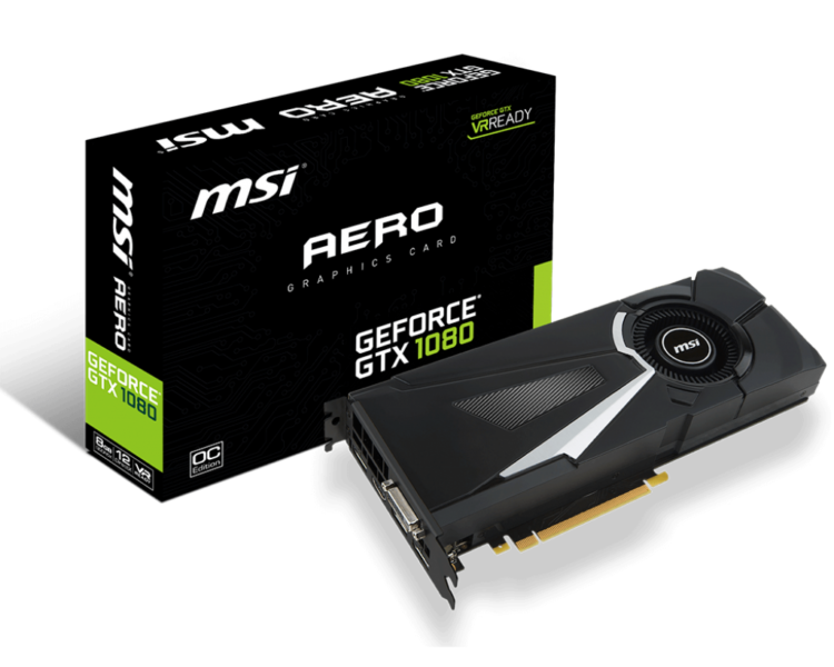 MSI GTX 1080 Aero OC